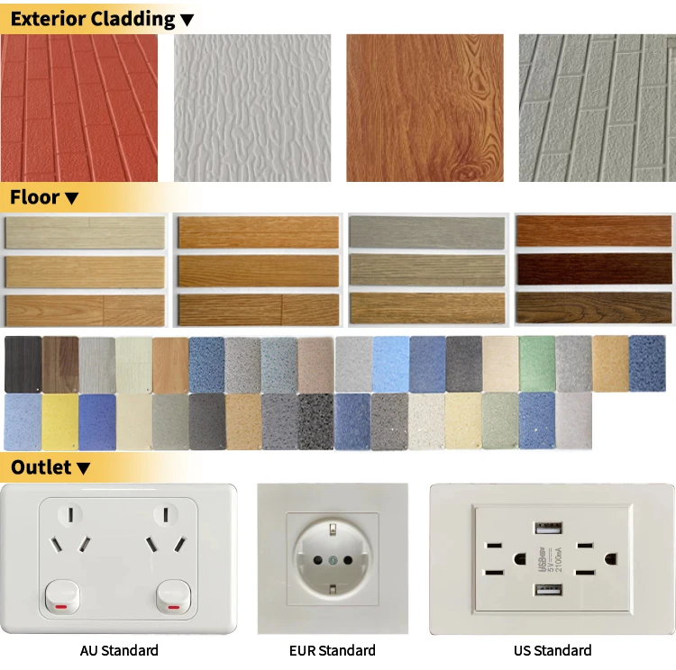 casa expandible compacta 1 espacio abierto baño varias configuraciones (3)