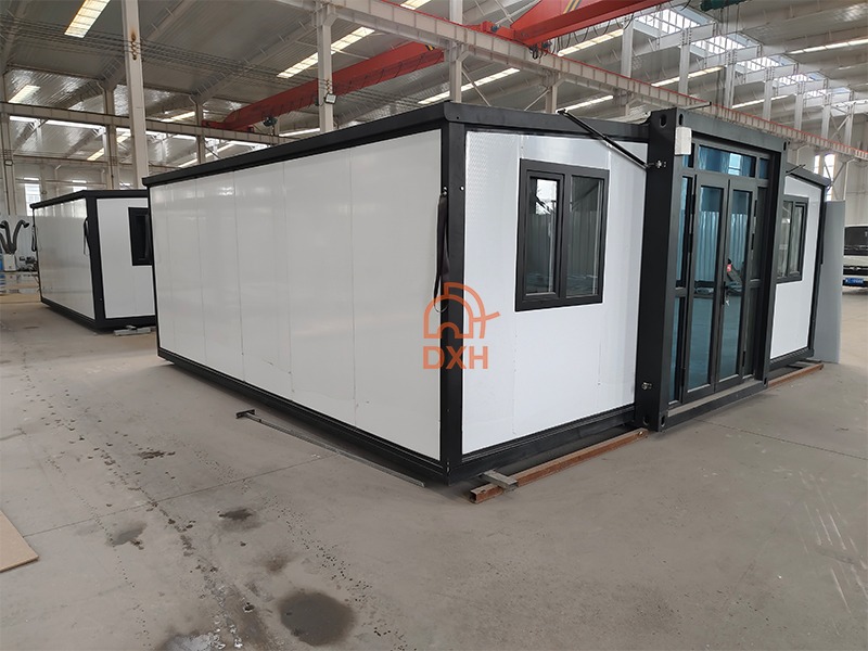 casa expandible blanca minimalista contenedor modular (1)